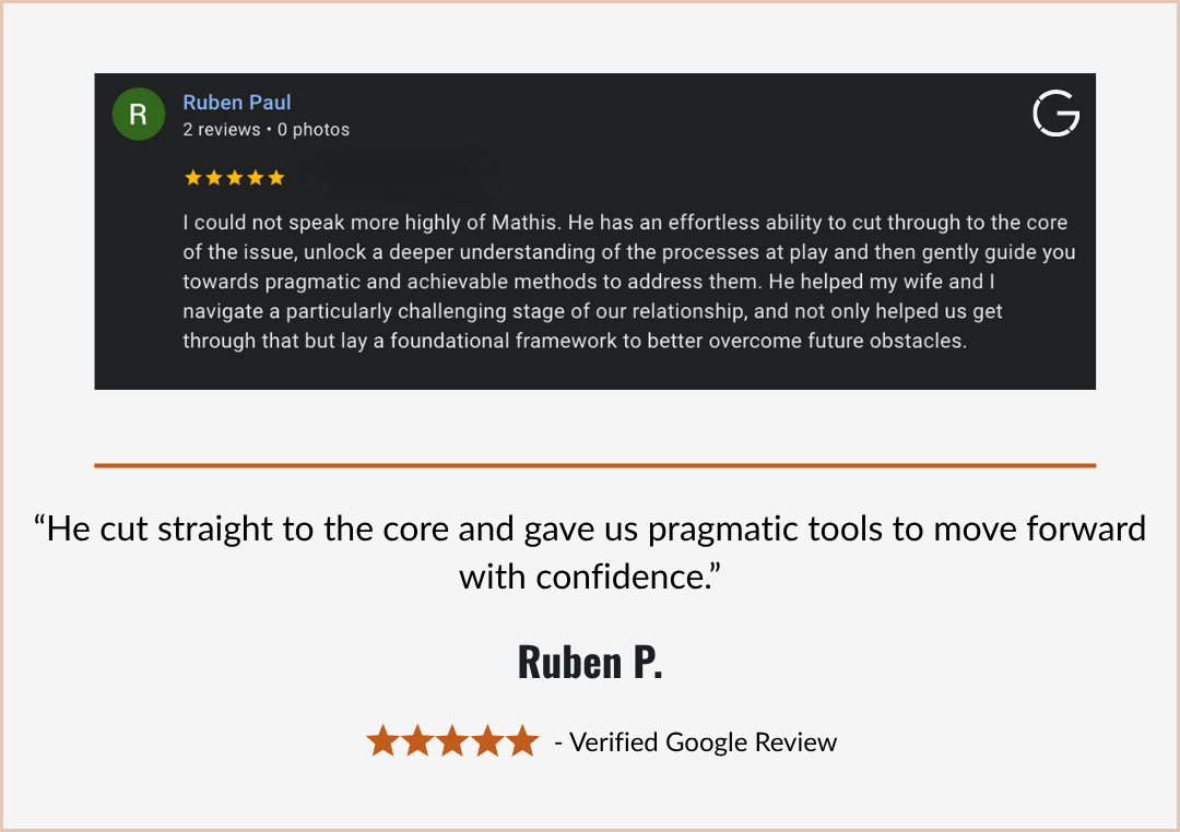Google review — Ruben Paul